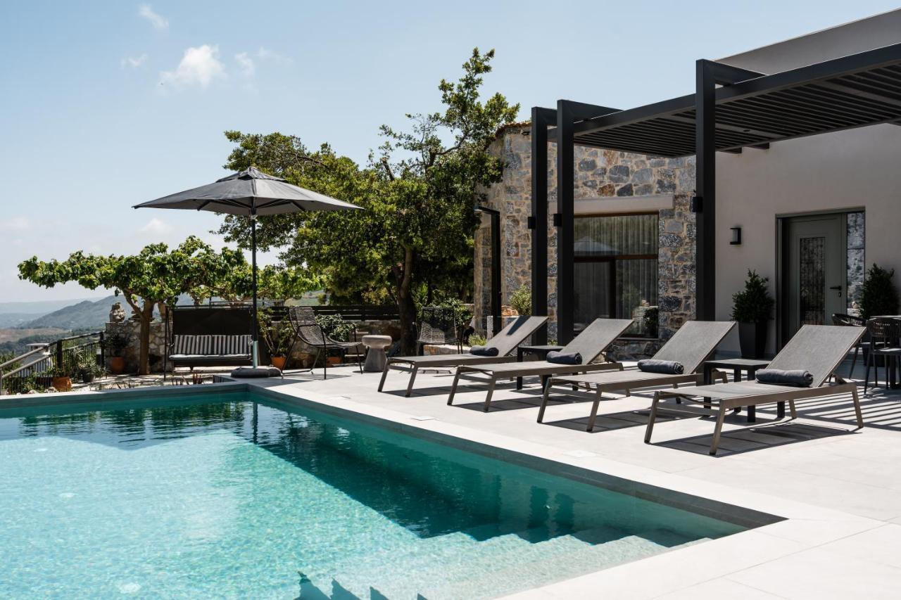 Eumelia Iconic Villa, With Heated Pool & Whirlpool, By Thinkvilla Asi Gonia Eksteriør billede
