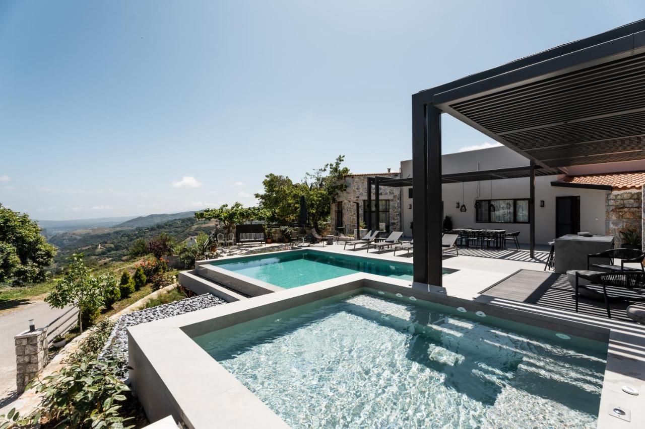 Eumelia Iconic Villa, With Heated Pool & Whirlpool, By Thinkvilla Asi Gonia Eksteriør billede