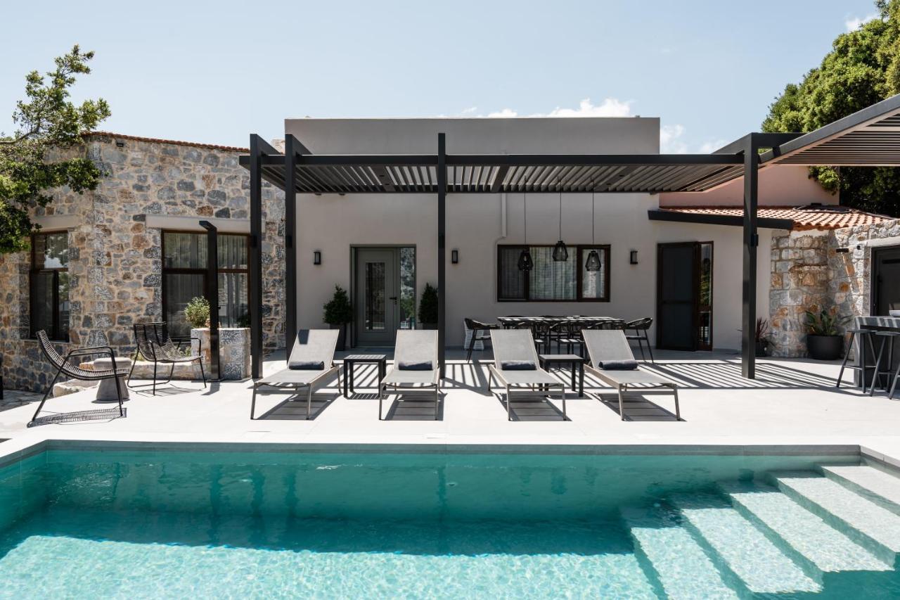 Eumelia Iconic Villa, With Heated Pool & Whirlpool, By Thinkvilla Asi Gonia Eksteriør billede