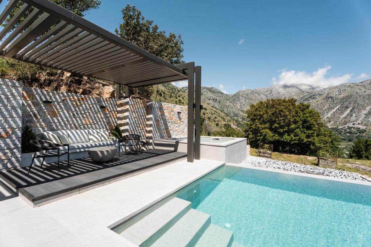 Eumelia Iconic Villa, With Heated Pool & Whirlpool, By Thinkvilla Asi Gonia Eksteriør billede