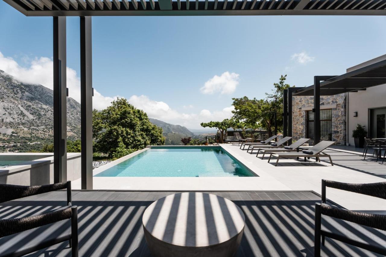 Eumelia Iconic Villa, With Heated Pool & Whirlpool, By Thinkvilla Asi Gonia Eksteriør billede