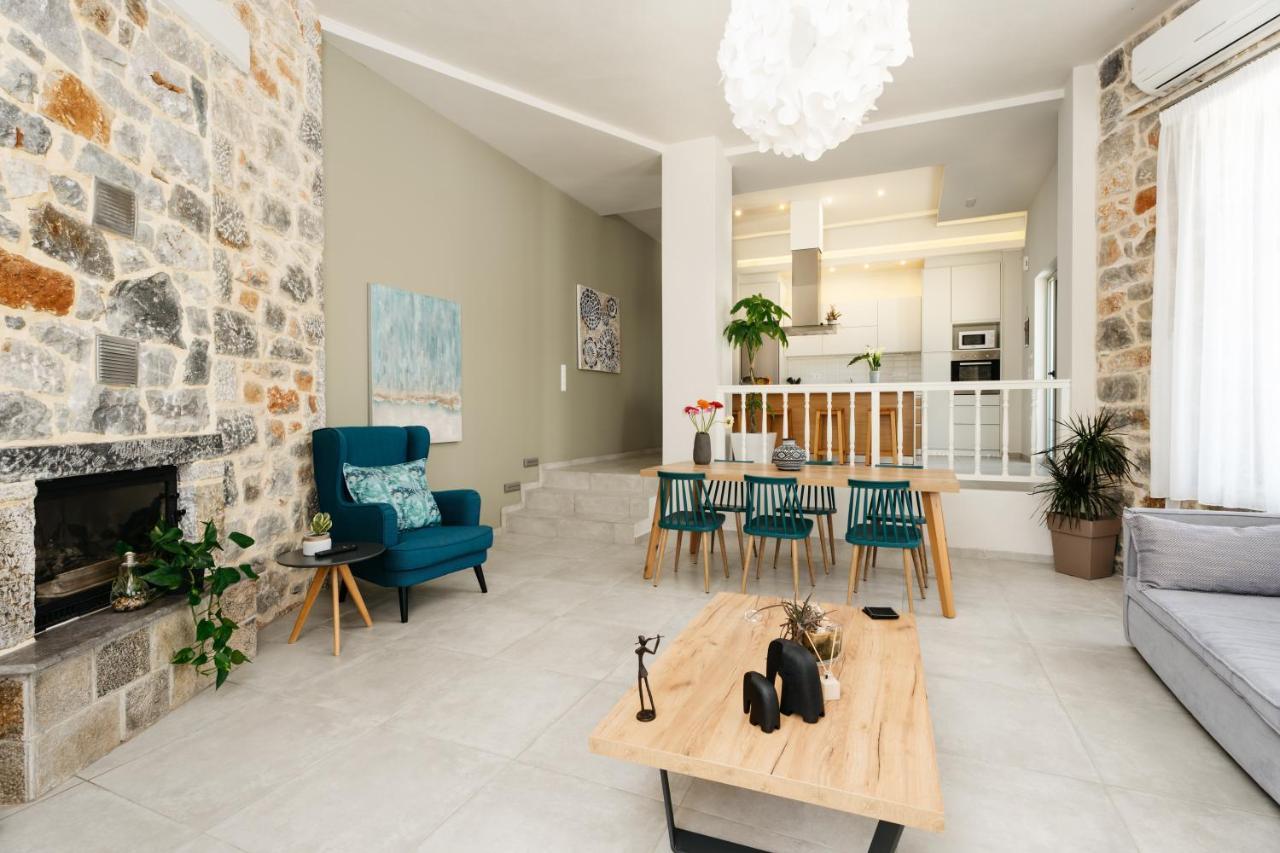 Eumelia Iconic Villa, With Heated Pool & Whirlpool, By Thinkvilla Asi Gonia Eksteriør billede